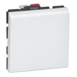 Переключатель Legrand Mosaic 10АХ 2 модуля 077011