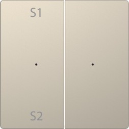 PlusLink Клавиша Merten D-Life сахара 2-ная с S1/S2, без символов MTN5226-6033