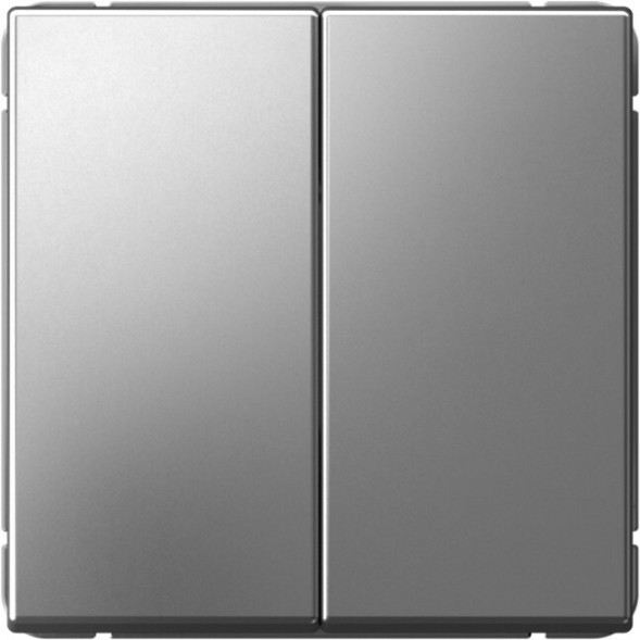Двухклавишный выключатель (Сталь) Schneider Electric Systeme Art Gallery GAL000951