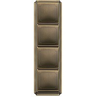 Рамка Merten Antik Античная латунь 4 поста MTN483443