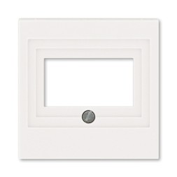 Накладка ABB Levit жемчуг для розеток USB / HDMI / VGA 2CHH290040A4068 5014H-A00040 68