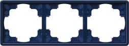 Рамка Gira S-color Синий 3 поста 021346