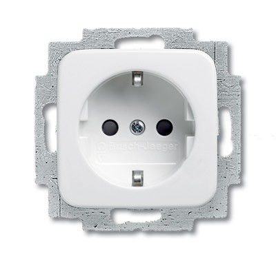 Розетка ABB Reflex SI альпийский белый SCHUKO 16А 250В 2CKA002011A3789 20 EUC-214-507