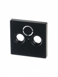 Накладка (центральная плата) ABB Future для TV-R-SAT розетки антрацит 2CKA001724A4252 1743-81