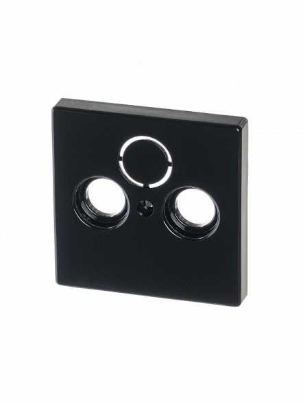 Накладка (центральная плата) ABB Future для TV-R-SAT розетки антрацит 2CKA001724A4252 1743-81