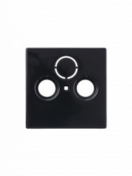 Накладка (центральная плата) ABB Future для TV-R-SAT розетки антрацит 2CKA001724A4252 1743-81