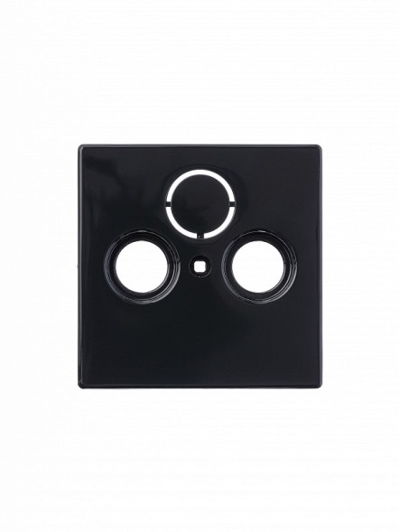 Накладка (центральная плата) ABB Future для TV-R-SAT розетки антрацит 2CKA001724A4252 1743-81