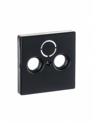 Накладка (центральная плата) ABB Future для TV-R-SAT розетки антрацит 2CKA001724A4252 1743-81