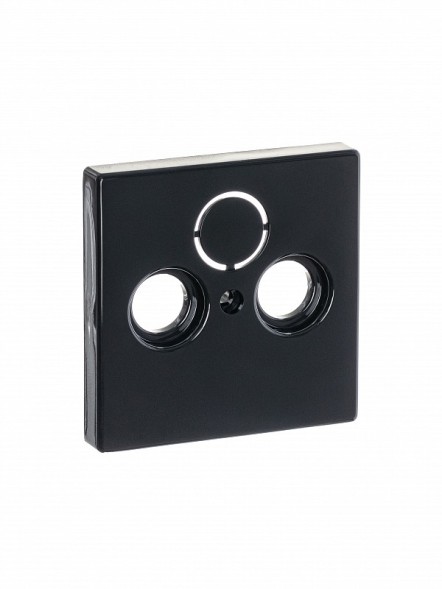 Накладка (центральная плата) ABB Future для TV-R-SAT розетки антрацит 2CKA001724A4252 1743-81