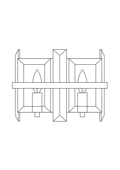 Настенный светильник (бра) Maytoni MOD201WL-02N