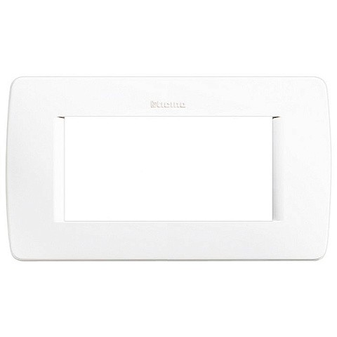 Рамка Bticino LivingLight Air Белый 4 модуля C4804BN