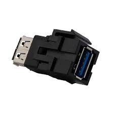 MTN4582-0001 Коннектор USB 3.0 для передачи данных (тип keystone) USB данные, одинарная, двойная Merten