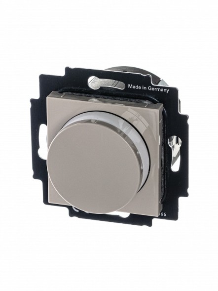 Светорегулятор ABB Levit кофе макиато / белый поворотно-нажимной 60-600 Вт R 2CHH942247A6018 3294H-A02247 18W