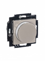 Светорегулятор ABB Levit кофе макиато / белый поворотно-нажимной 60-600 Вт R 2CHH942247A6018 3294H-A02247 18W