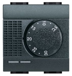 Комнатный термостат Bticino LivingLight Air Антрацит 2А L4441FH