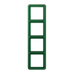 Рамка Jung CD Ударопрочная Зеленый 4 поста CD584WUGN