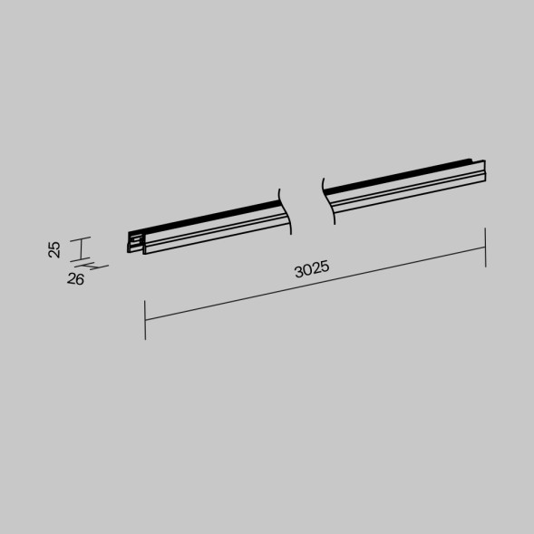 Профиль Outdoor O-TR001-P-B3M