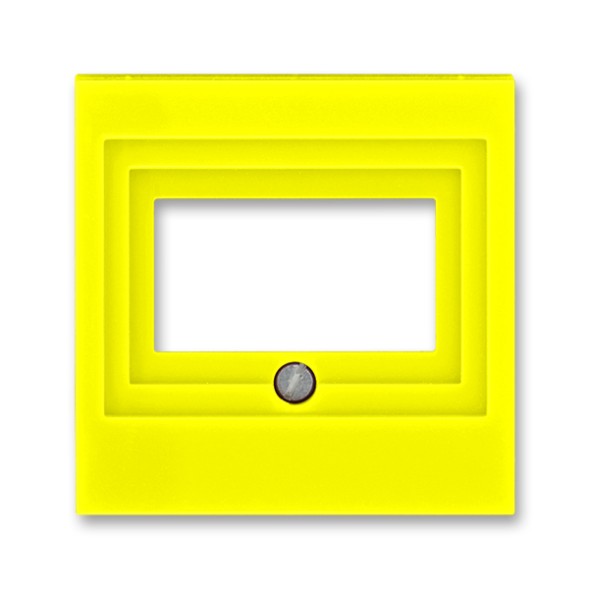 Накладка ABB Levit жёлтый для розеток USB / HDMI / VGA 2CHH290040A4064 5014H-A00040 64