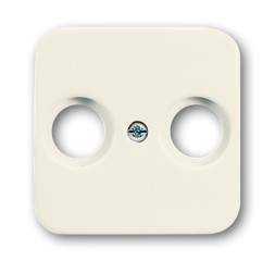 Плата центральная (накладка) ABB Busch-Duro 2000 SI слоновая кость для TV-FM розетки 2CKA001724A2865 2531-212-507