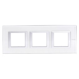 Рамка Bticino Axolute Квадрат Whice 2+2+2 модуля HA4802M3HVSW