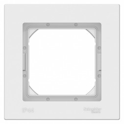 Рамка Schneider Electric Atlasdesign Белый 1 пост ATN440101