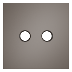 Накладка для розетки телевизионной оконечной TV+SAT, S70 (капучино)