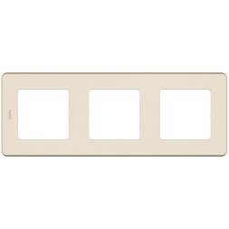 Рамка - 3 поста Слоновая кость Legrand INSPIRIA 673951