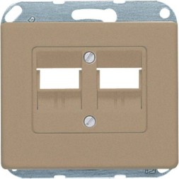 Крышка Jung SL 500 бронза для модульных гнезд SL569-2NWEGB