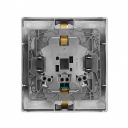 Розетка Legrand Etika антрацит 2 x 2К+З со шторками - немецкий стандарт - автоматические зажимы - 16 А - 250 В~ 672633