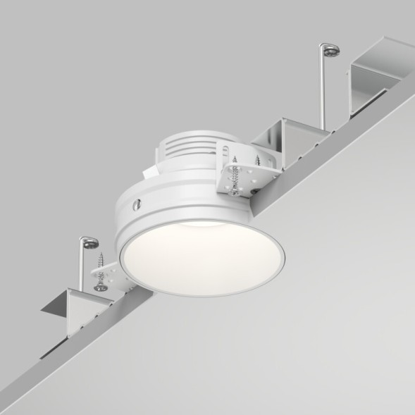Точечный встраиваемый светильник под шпатлевку SPOT HIDE DK2145-WH