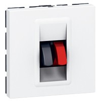 Розетка Legrand Mosaic для колонок 2 модуля 078751