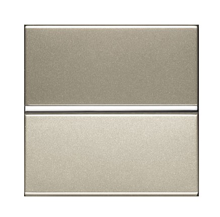 Механизм переключателя ABB Zenit шампань одноклавишного с клавишей 2 модуля 2CLA220200N1901 N2202 CV