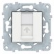 Розетка компьютерная RJ45 Schneider Electric Unica Studio Белый 1очная, кат. 5е UTP NU541118