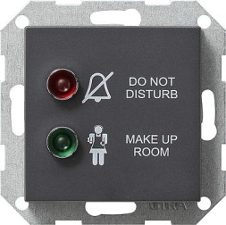 Информационная накладка Gira Антрацит для отелей 029728