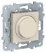 Светорегулятор LED Schneider Electric Unica Studio Бежевый Wiser поворотно-нажимной, универсальный 7-200Вт NU551644