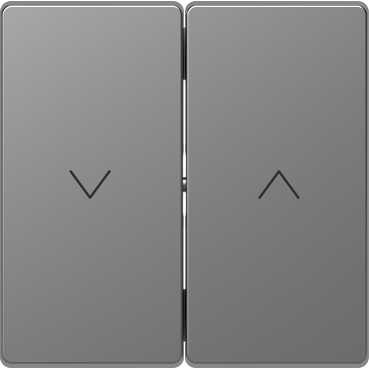 Клавиша-кнопка для жалюзи Merten D-Life нержавеющая сталь MTN3855-6036