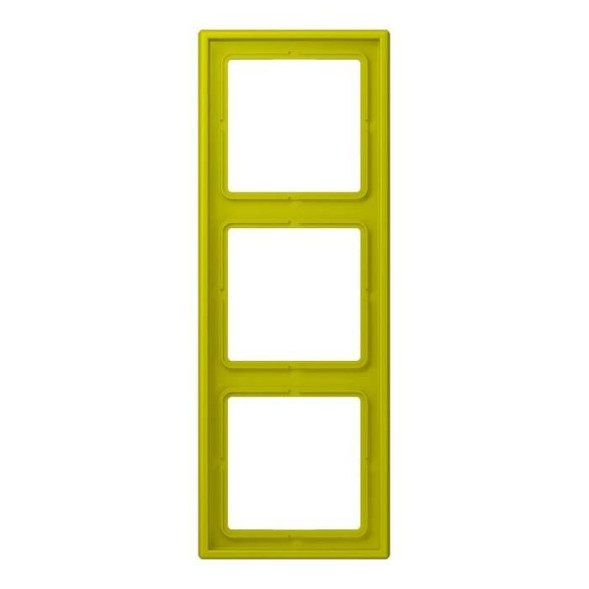 Рамка Jung Les Couleurs Le Corbusier Vert olive vif 3 поста LC9834320F