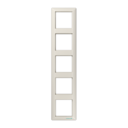 Рамка Jung AS 500 бежевая Антибактериальная версия 5 постов ABAS585