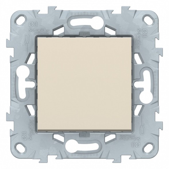 Переключатель Schneider Electric Unica Studio Бежевый 1-клавишный, сх. 6 10 AX, 250 В NU520344