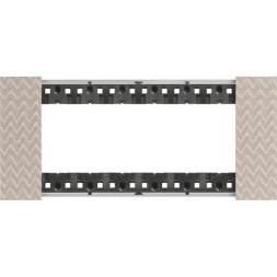 Рамка Bticino Living Now OPTIC 6-модульная KA4806MM