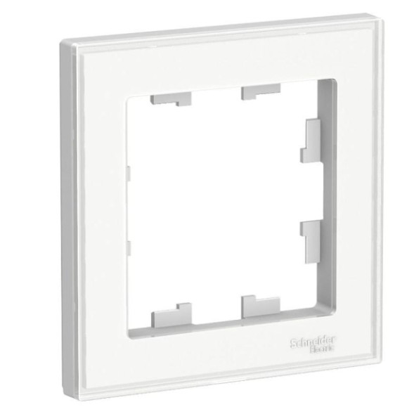 Рамка AtlasDesign ART 1-ная для декоративных вставок (основной цвет -белый) Schneider Electric ATN200101