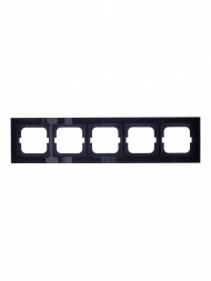 Рамка ABB Axcent Черный 5 постов 2CKA001754A4413 1725-281