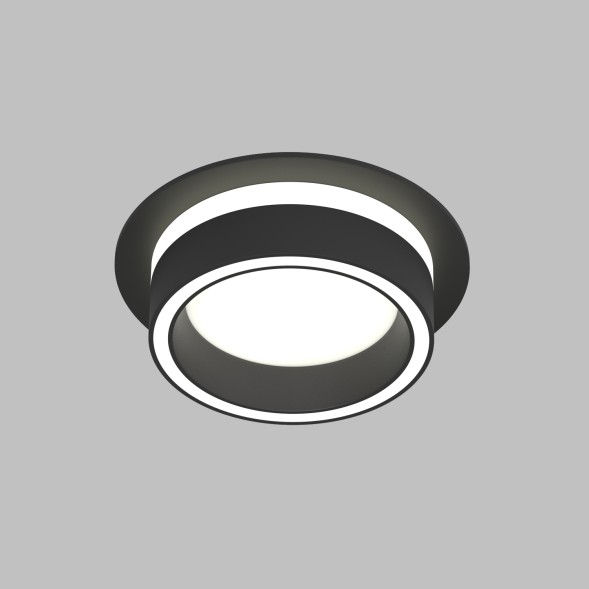 Точечный встраиваемый светильник NIKO DK2100-BK