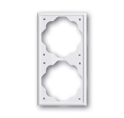 Рамка ABB Impuls Альпийский белый 2 поста 2CKA001754A4226 1722-74-507