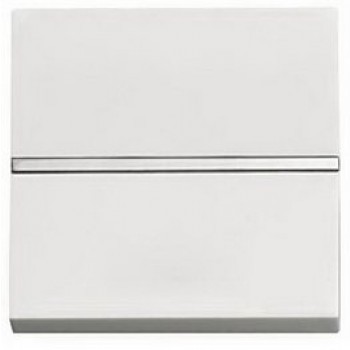 Механизм переключателя ABB Zenit альпийский белый одноклавишного с клавишей 2 модуля 2CLA220200N1101 N2202 BL