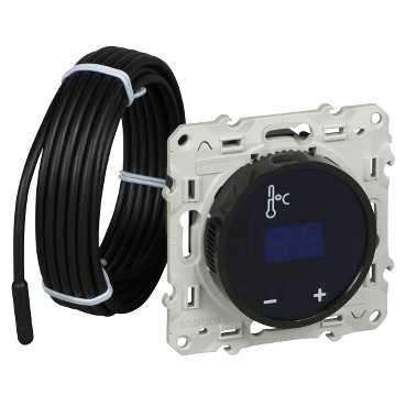 Термостат Schneider Electric Odace теплого пола с сенсорным дисплеем S52R509