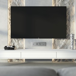 ТВ-розетка оконечная (Hammaer серебряный) W1283006