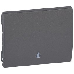 Клавиша Legrand Galea Life темная бронза с пиктограммой "Лампа" 771244