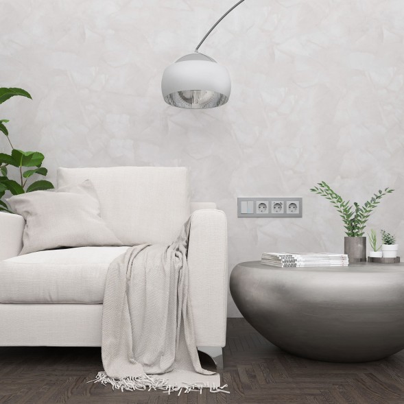 Рамка из металла на 4 Аluminium алюминий Werkel W0041706