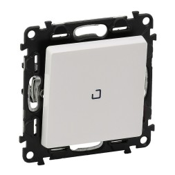 Переключатель Legrand Valena Life Белый 10АХ 250В с подсветкой,с лицевой панелью. Безвинтовые зажимы 752426